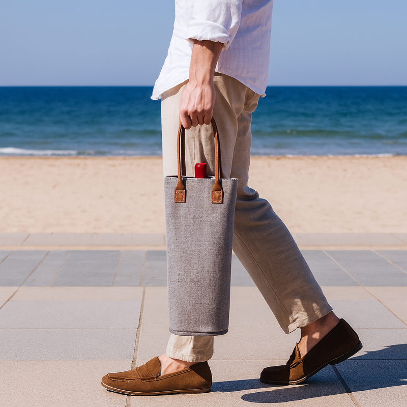 Sac isotherme pour bouteille de vin