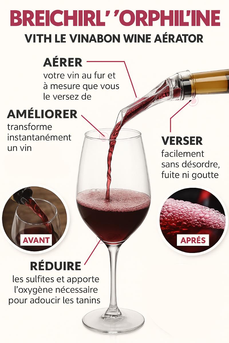 Verseur aérateur de vin